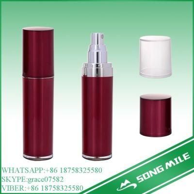 30ml White PE Airless Bottle for Cosmetic Lotion