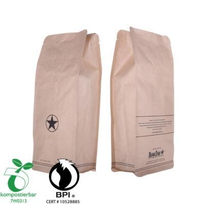 Whey Protein Powder Packaging Flat Bottom Biodegradable Transparent Supplier in China