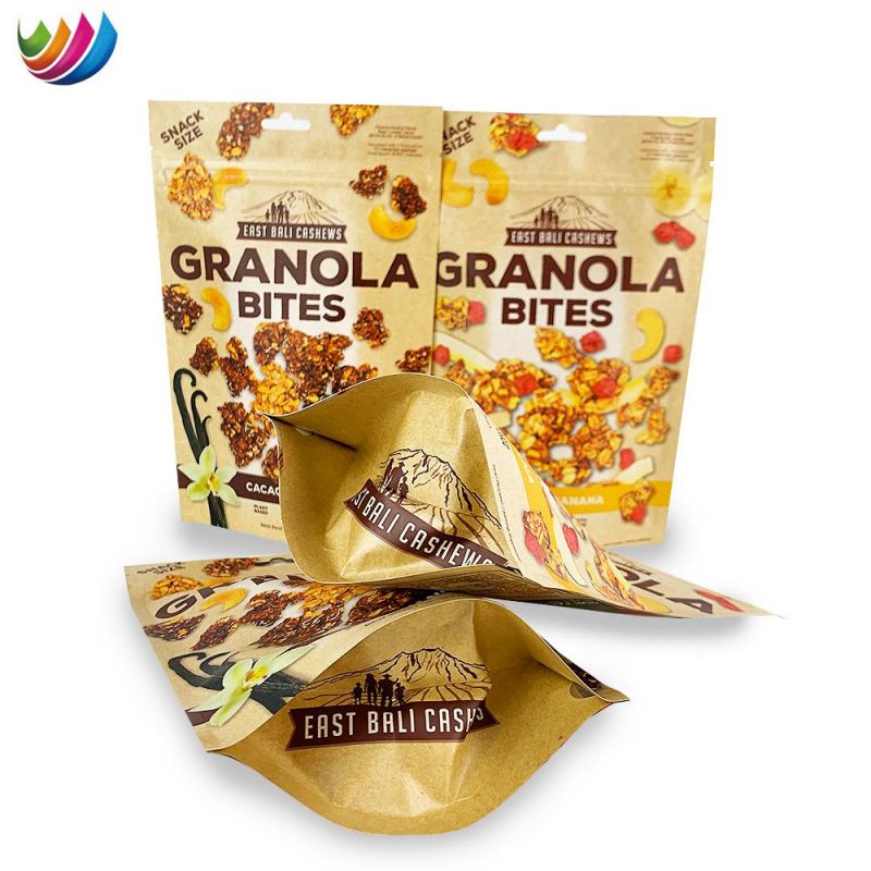 Custom Logo Food Packaging Bag Food Grade Material for Nuts