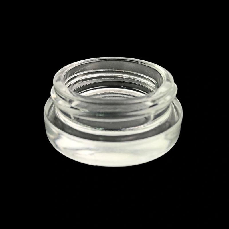 Shallow Glass Solid Perfume Aromatherapy Bottle