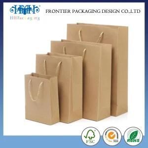 Custom Kraft Paper Shopping Valve Bag, Flat Bottom Murah Kraft Paper Cement Bag