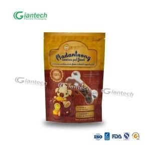 Transparent Pet Food Packaging with Zipper