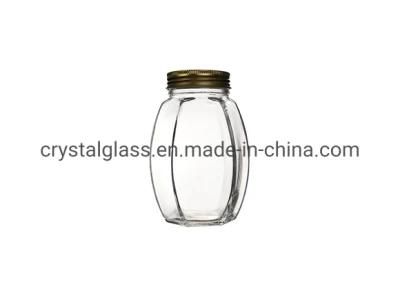 500g 1000g High Quality Metal Lid Honey Glass Package Customize Food Glass Jar Manufacturers