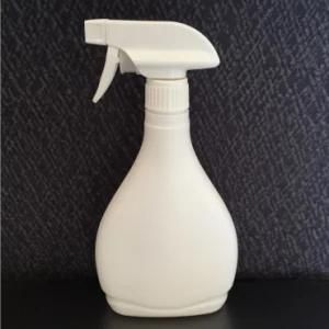 500ml Plastic HDPE White Color Hand Trigger Spray Bottle for Cleaning