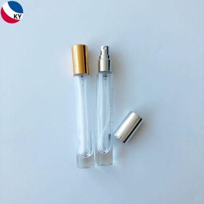 10ml Round Thin Long Thick Bottom Clear Glass Perfume Bottle Glass Mist Sprayer Bottle