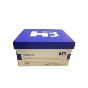 Good Quality A4 Archive Filing Storage Cardboard Boxes with Handles