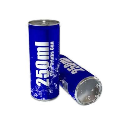 250ml Slim Factory Outlet Easy Open Empty Aluminum Customized Logo Beer Cans