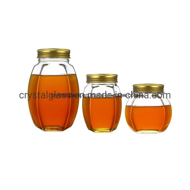 Clear Mason Glass Jars 5oz 8oz 10oz 12oz 16oz 32oz Empty Recycled Glass Jars Wholesale Storage for Jam Honey Sauce Food
