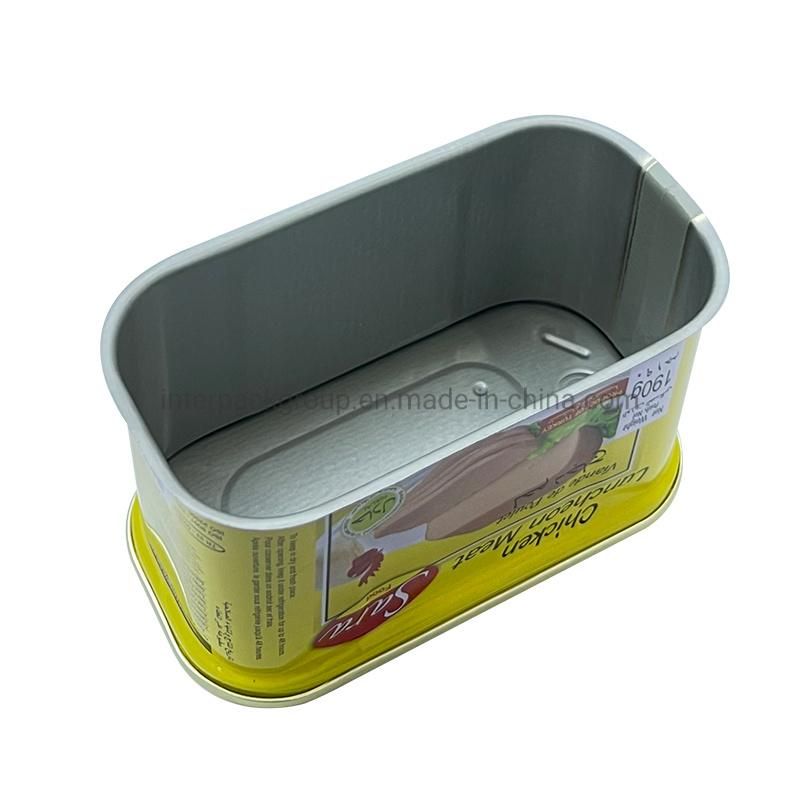 Canned Style Beef Luncheon Meat Heat Preservation Process Body Part Canned Beef