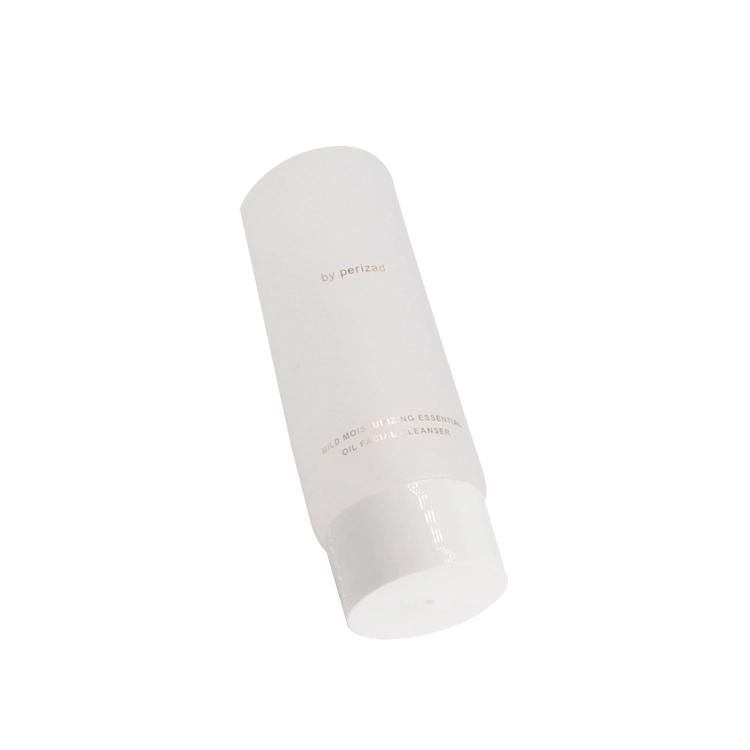 150g Large-Capacity Transparent Tube Body, White Screw Cap Surface, Hot Rose Gold Interface Milk Tube