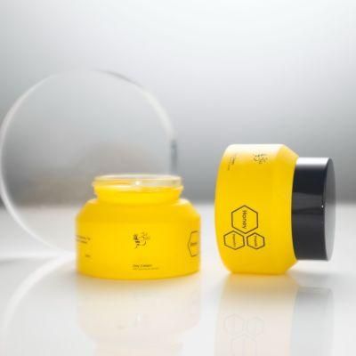 Fomalhaut High-End 50ml Round Glass Jar for Cosmetic Moisturizing Cream