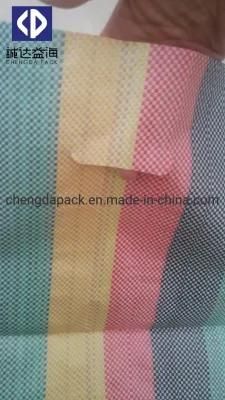 China Supplier Custom Logo Printing PP Woven Sand Sack Plastic Bag Laminated Custom Design PP Woven Rice Bag