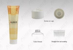 D50mm Yellow Transparent Plastic Squeeze Tube Packaging for Cosmetics
