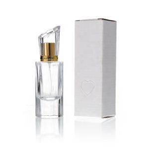 Customize Cylinder Women Perfume Glass Bottle 50 Ml with Box Packaging