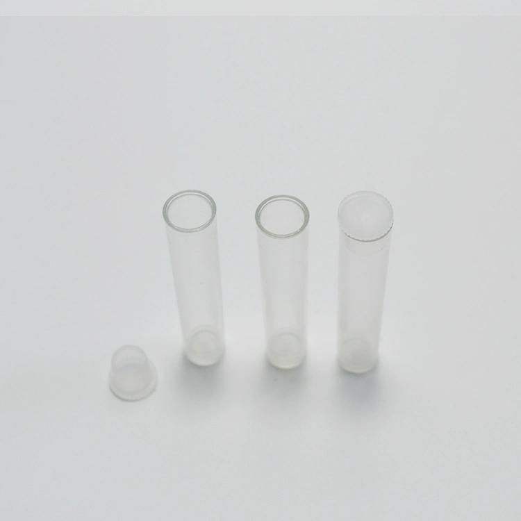 Plastic Pet 2g 0.07oz Golden Onion Powder Bottle Reagent Tube Transparent