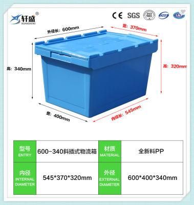 Plastic Storage Turnover Box/Container for Industrial, Warehouse Use