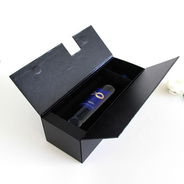 Luxury Single Glass Wine Accessories Gift Set Packaging Cardboard Gift Box with Foam Insert