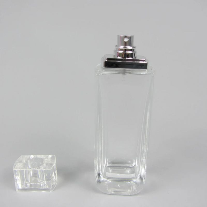 Customised 100ml Glass Perfume Bottles with Sprayer Cap