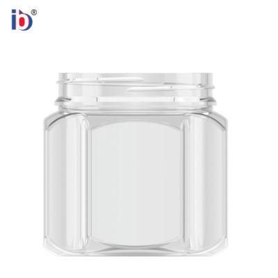 Custom Korea Cute Plastic Jar Pet Plastic Jars 500ml Cheap Plastic Jar with Lid
