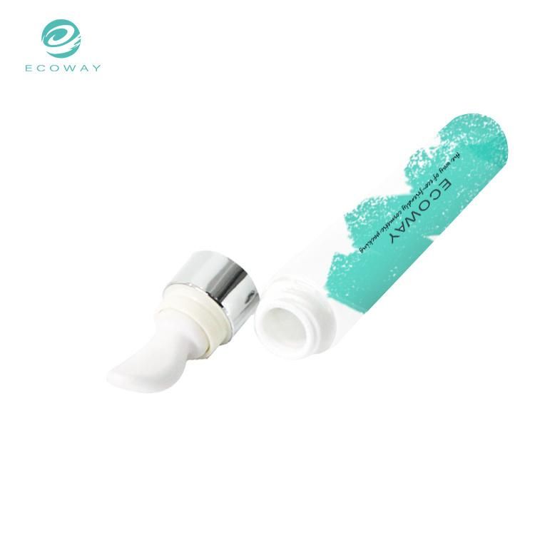 New Design Unsealed Plastic Eye Cream Tubes Cosmetic Packaging with Massage Applicator