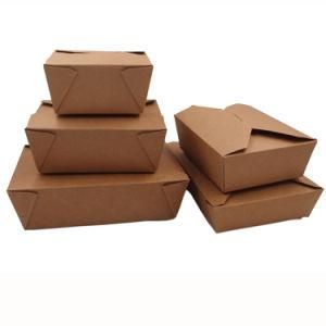 Wholesale Printed Fast Food Box Takeaway Roast Fried Chicken Packaging Paper Box
