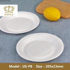 Us-P8 Disposable 8&quot; Foam Plate
