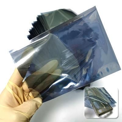 Anti Static EMI ESD Shielding Film Packaging Material Custom Smell Proof Zip Lock Aluminium Foil Bag Packaging