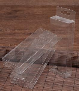Light Thin Transparent PVC Film Container Plastic See Through Window Box
