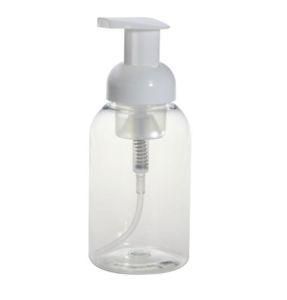 270ml Clear Cylinder Pet Bottle with Foam Dispenser Pump