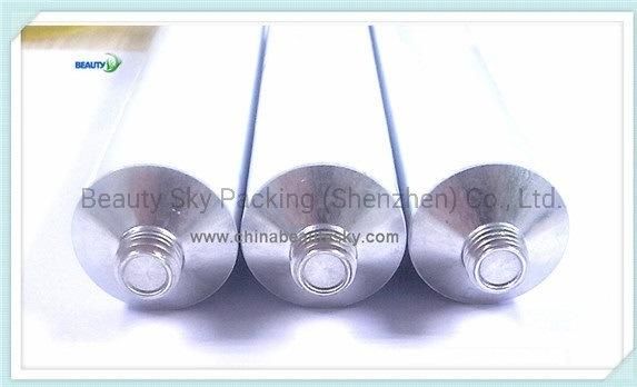 Silver Collapsible Aluminum Cosmetic Empty 15ml 20ml Tubes Packaging