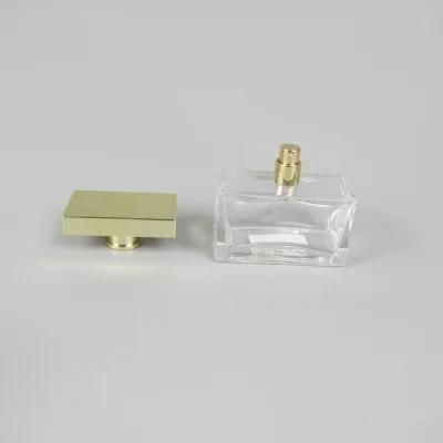 Colored Glass Perfume Bottle 100ml Square Glass Bottle