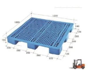 Heavy Duty Industrial Racking Plastic Pallet with Steels Reinforcement