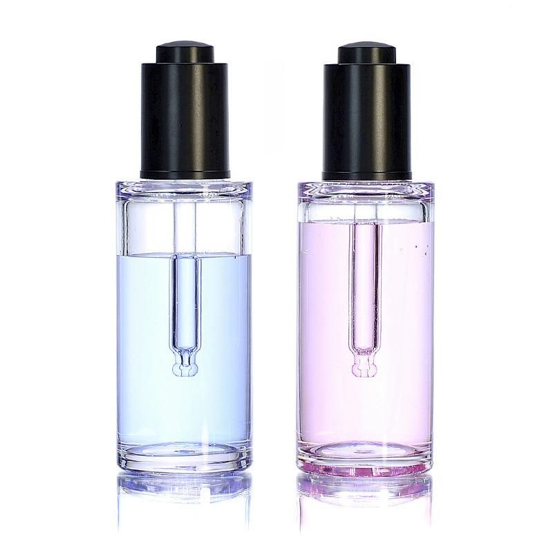 30ml Serum Bottle Cosmetic Transparent Glass Dropper Bottles