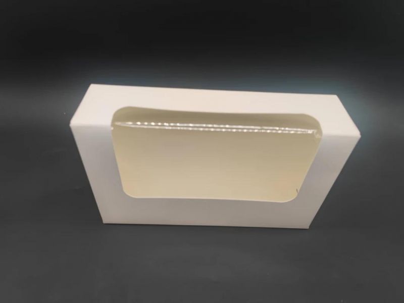 Custom Recyclable Disposable Paper Packaging Box Sushi Takeaway Paper Box with Divider Section