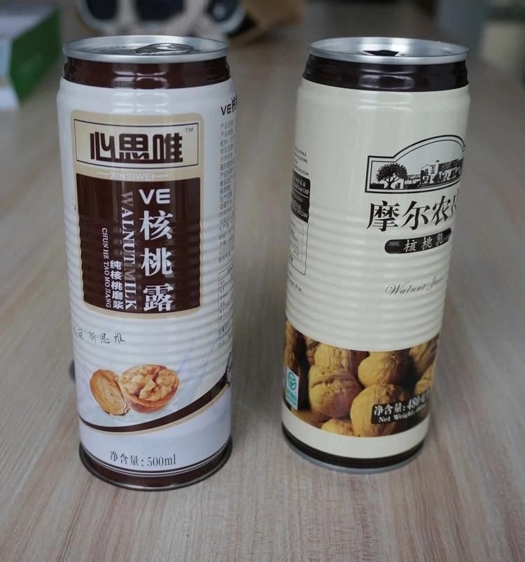 6205# Empty Walnut Milk Can Food Grade Round Metal Can Tin Can with Food Food Small Can