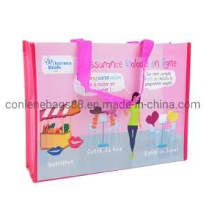 Durable BOPP Laminated Colorful Printing Shopping PP Woven Bag