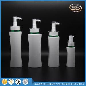 Round Plastic Lotion Bottle for Cosmetic Packaging