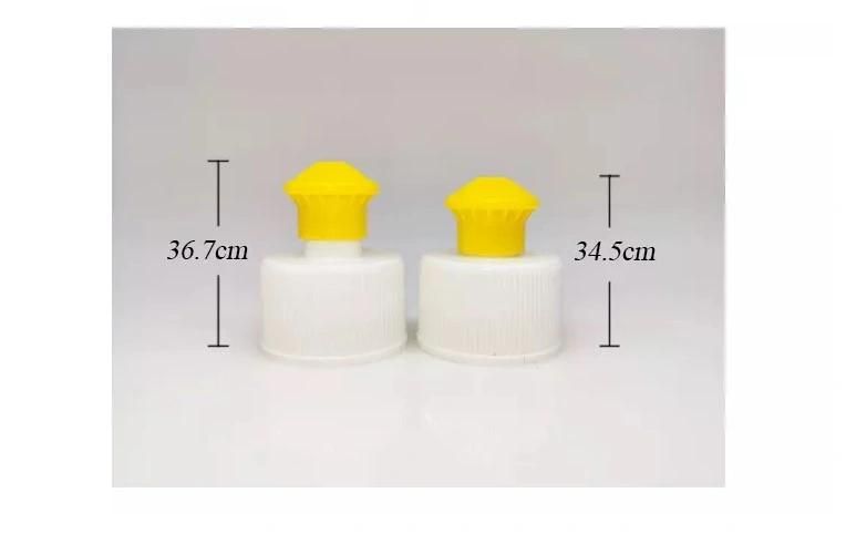 28mm Pull Push Plastic Top Cap for Plastic Bottle