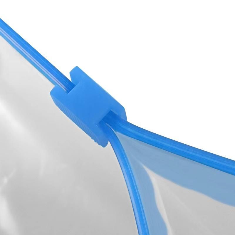Single/Double Zipper Food Bag Plastic Slider Bag Veggies Frozen Accessory Cosmetic Ziplock Bag Zipper Bag