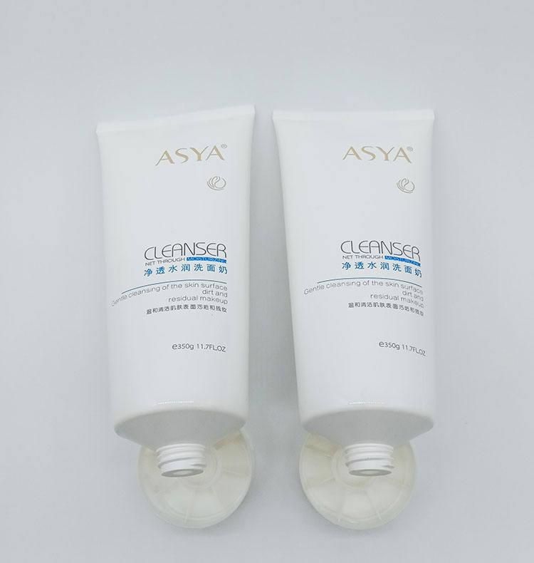 Cosmetic Tube Plastic Packaging Materials Facial Cleanser with Customized Cover