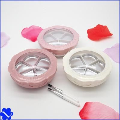 Five Color Empty Dish Eyeshadow Box Homemade Eyeshadow Box