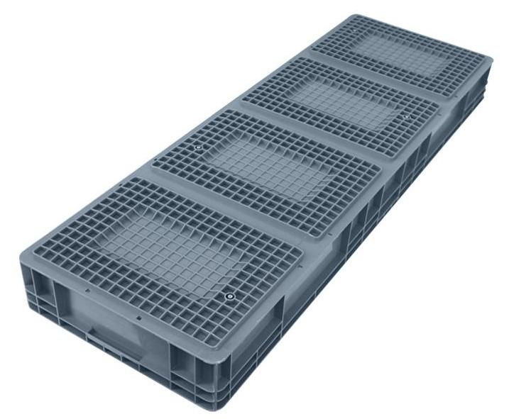 EU41211 EU Standard Plastic Turnover Box/Crate Industrial Plastic Turnover Logistics Box for Storage