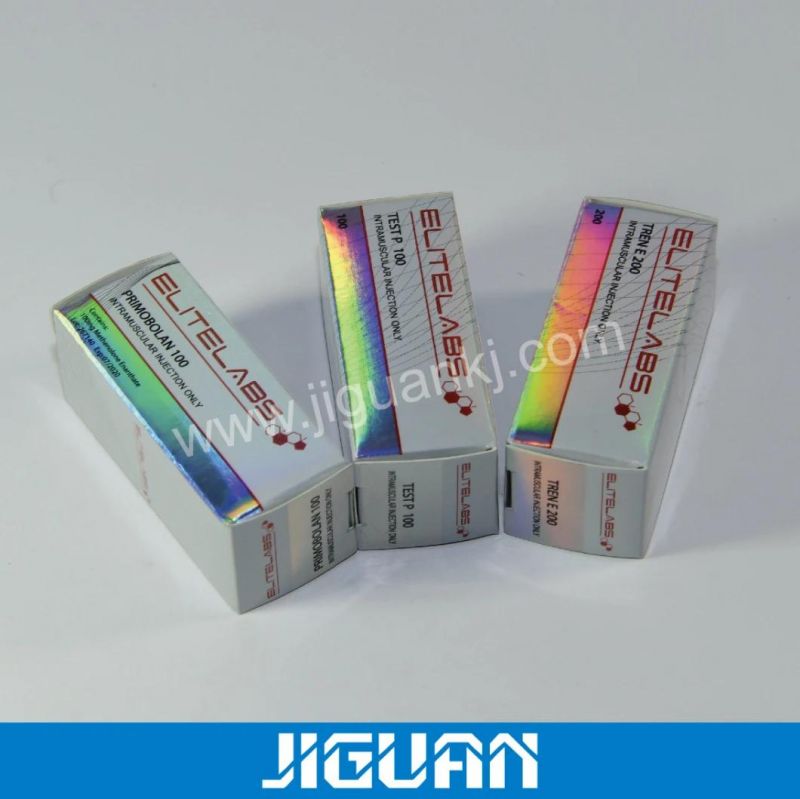 Free Design Holographic Steroid Vial Box for 10 Ml Bottle Box