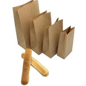 Gift Bread Food Cookie Pouch Baking Package Kraft Paper Wrapping Bags