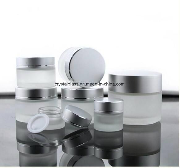 Glass Cream Jar Lotion Pump Cosmetic Bottle