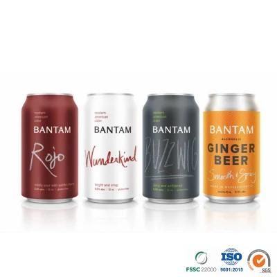 Factory Direct Soda Customized Printed or Blank Epoxy or Bpani Lining Standard 12oz 355ml Aluminum Can