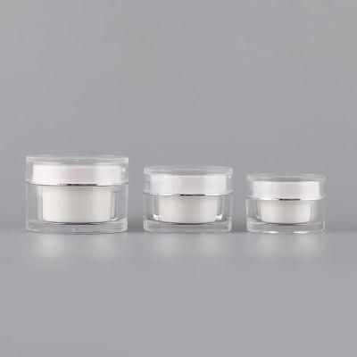 Custom Logo Cylinder Round Small Cosmetic Acrylic Nails Powder Container Jar