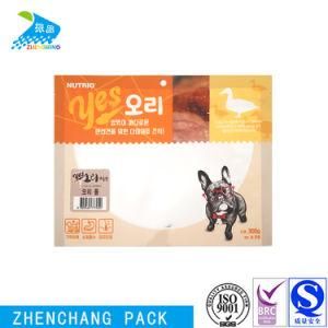 Food Grade High Barrier OPP CPP Pet Food Packaging Pouch with Front Transparent Window
