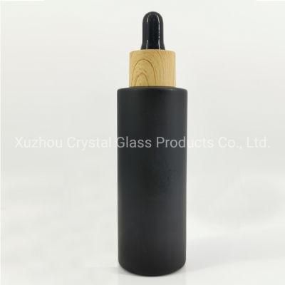 20ml 30ml 40ml 50ml 60ml Black Glass Bottle with Dropper