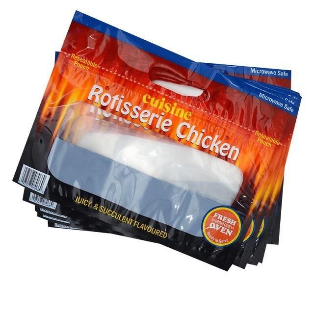 Plastic Stand up Zipper Bag for Hot Chicken Food Packaging Plastic Bag with Zipper